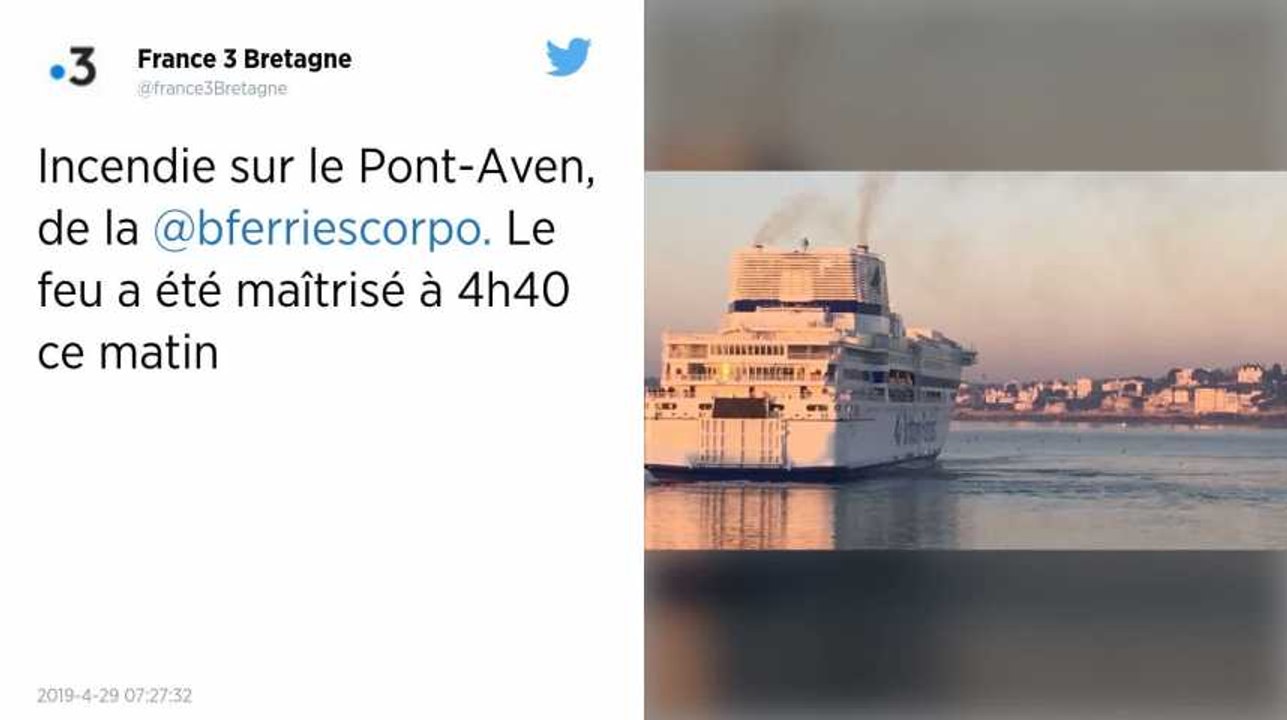 Incendie à bord d’un navire de la Brittany Ferries rapidement maîtrisé, pas de blessé