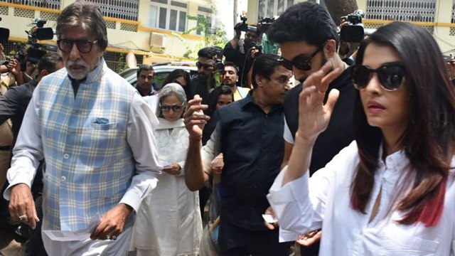 Aishwarya Rai cast her vote with Abhishek Bachchan & Amitabh Bachchan; Watch Video | FilmiBeat