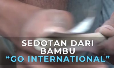 Sedotan Dari Bambu  “Go International”