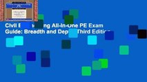 Civil Engineering All-In-One PE Exam Guide: Breadth and Depth, Third Edition