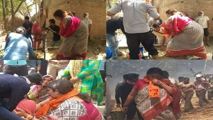 Smriti Irani ने खेत में लगी आग बुझाने के लिए खुद ही संभाला मोर्चा; Watch Video |वनइंडिया हिंदी