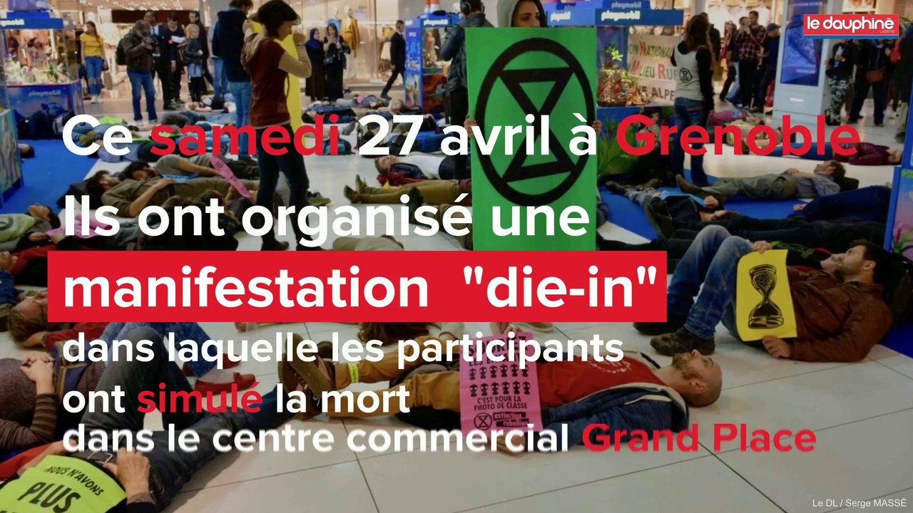 Extinction rébellion : qui sont ces militants qui ont manifesté au centre commercial Grand Place de Grenoble ?