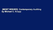 [MOST WISHED]  Contemporary Auditing by Michael C. Knapp