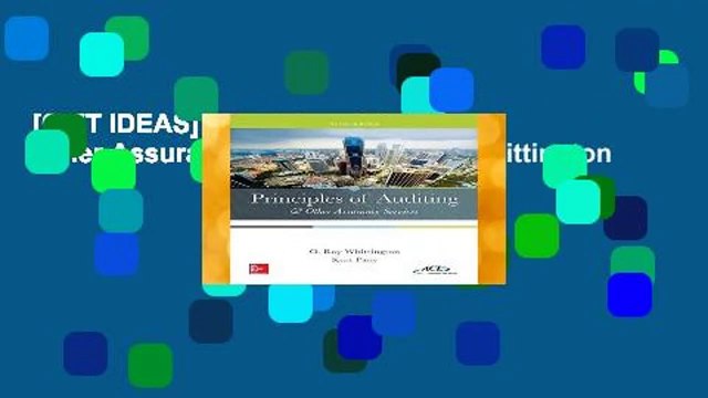 [GIFT IDEAS] Principles of Auditing Other Assurance Services by Ray Whittington