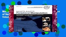 Maitland s Peripheral Manipulation: Management of Neuromusculoskeletal Disorders - Volume 2, 5e