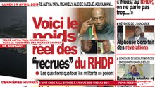 Le Titrologue du 29 Avril 2019 : Touré Alpha Yaya, Adjoumani…., voici le poids réel des recrues du RHDP