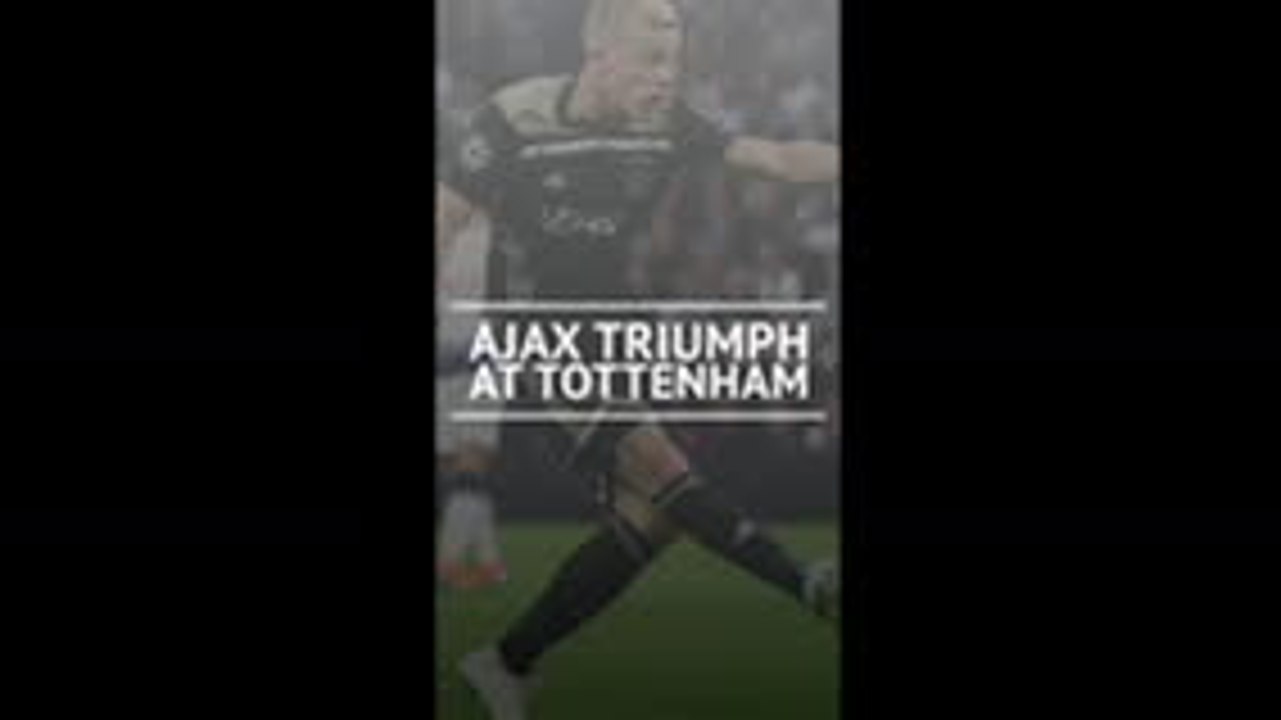 BREAKING: Ajax triumph at Tottenham