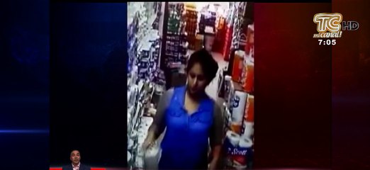 Banda delictiva fue captada dentro de un local comercial