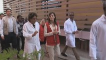 La reina Letizia visita en Mozambique un centro contra la malaria impulsado por España