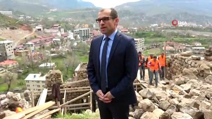 Çukurca’nın 400 yıllık taş evleri restore ediliyor