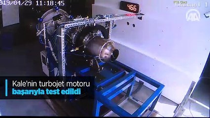 Kale'nin turbojet motoru başarıyla test edildi