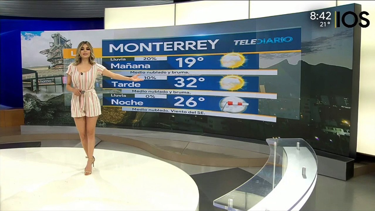 El pronóstico del tiempo con Pamela Longoria Lunes 29 Abril 2019. @pamelaalongoria #Mexico #Monterrey #Aguascalientes #MeteoMedia #Weather #Clima