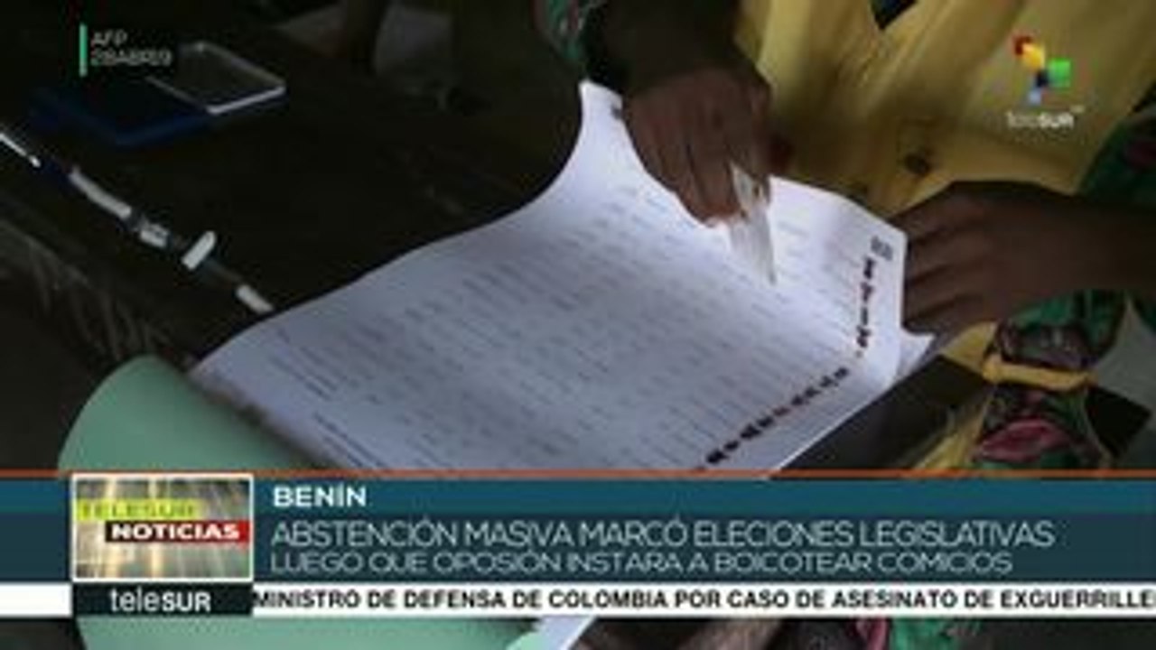 Benin registra abstención masiva en elección legislativa