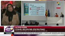 Adeptos del PSOE se reúnen para celebrar el triunfo de Pedro Sánchez