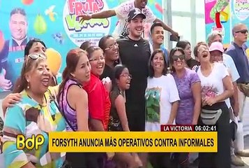 Alcalde Forsyth anuncia más operativos en La Victoria