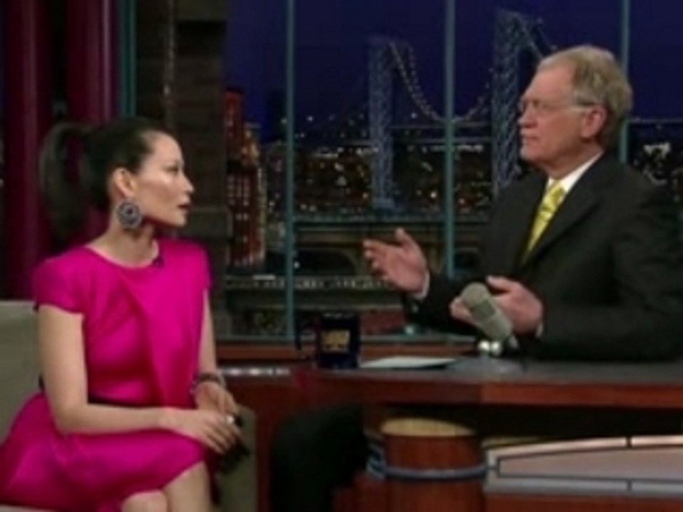 Lucy Liu On David Letterman