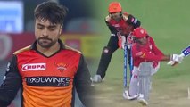 IPL 2019 SRH vs KXIP: Mayank Agarwal departs for 27 runs, Rashid Khan Strikes | वनइंडिया हिंदी