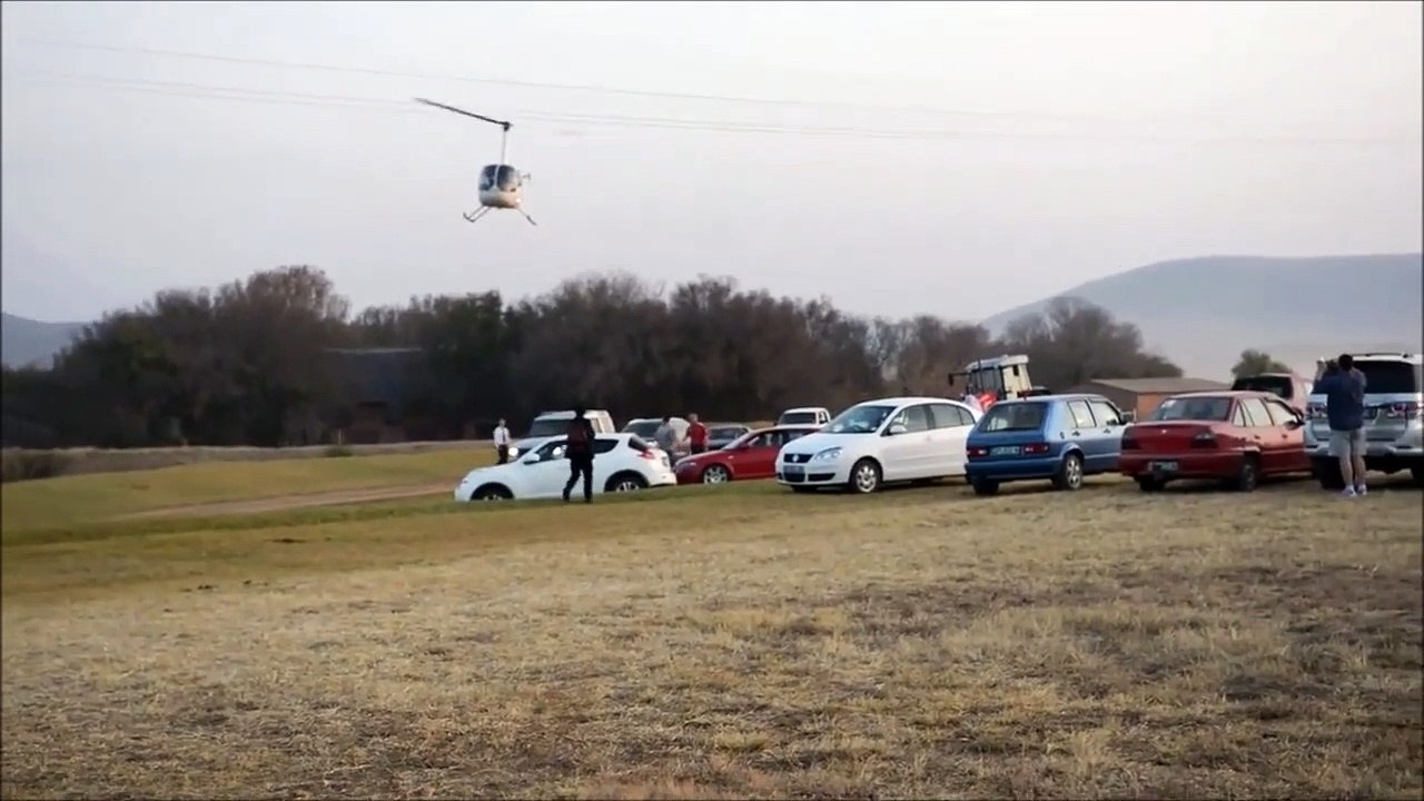 Une sortie en Hélicoptère qui a faillit virer au drame... Chanceux