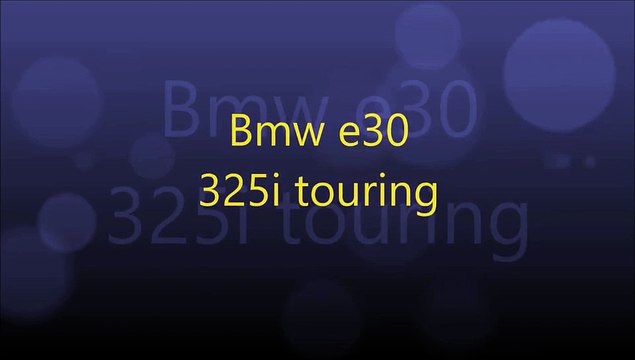 Bmw e30 325i touring tribute