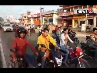 दौसा में भारतीय जनता युवा मोर्चा ने निकाली बाइक रैली