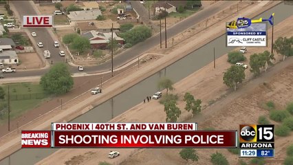 Suspect shot near 40th Street and Van Buren