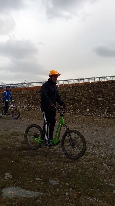 Saint Lary 2019 départ des U17 du Plat d'Adet vers St Lary