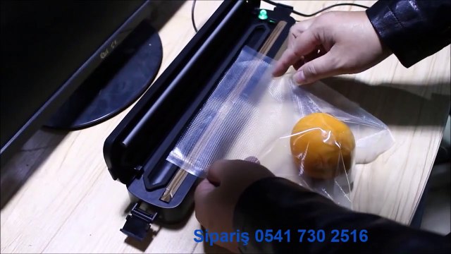 Ev Tipi Elektrikli Vakum Makinesi - İstanbul Ticaret- 30 Adet Tırtıklı Vakum Poşeti Hediyeli - İstanbul Ticaret