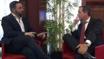 Entrevista a Santiago Abascal después de las elecciones.