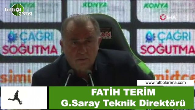 Fatih Terim: Konyaspor oynatmama üzerine çıkmıştı ancaz biz final paslarında başarılı değildik