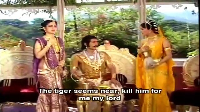 Mahabharata Eps 09 with English Subtitles Pandu's curse, his sanyas and birth of Pandavas