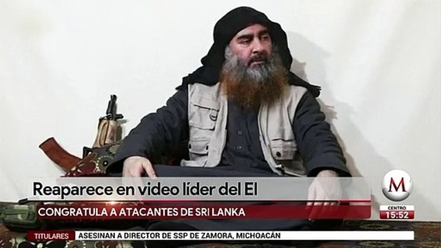 Jefe del grupo yihadista Estado Islámico reaparece en video