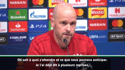 Demies - ten Hag : "Pratiquer notre propre jeu, tout en nous adaptant"