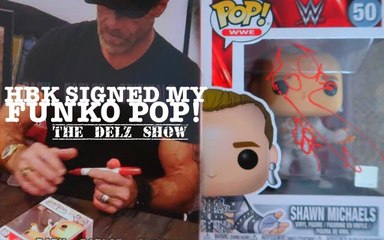 WWE  Superstar Shawn Michael HBK Autographed My Funko Pop !