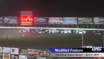 Ogilvie Raceway 4/27/19 WISSOTA Modified Highlights