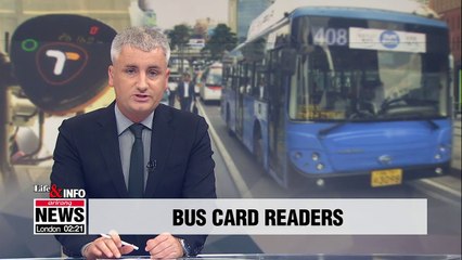 Transport card readers on Seoul buses to differentiate audio guidance for entry, exit