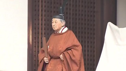 '전쟁 사죄' 아키히토 일왕 퇴위...마지막 발언 주목 / YTN