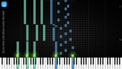  [Piano Solo]Stuck Here Like Mom, Carter Burwell-Synthesia Piano Tutorial