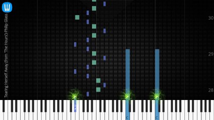  [Piano Solo]Tearing Herself Away (from 'The Hours')-Synthesia Piano Tutorial