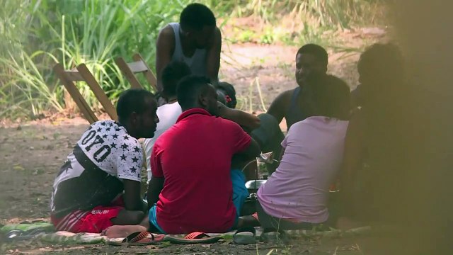 Migrantes africanos viven su propio drama en el sur de México
