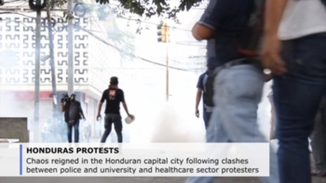 Protest by teachers, doctors turns violent in Honduras