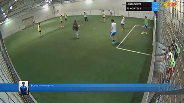 But de Valentin (4-0) - LES MICKEYS Vs FC AQUITEL 2 - 29/04/19 19:00 - LIGUE 4 - Poitiers Game Parc
