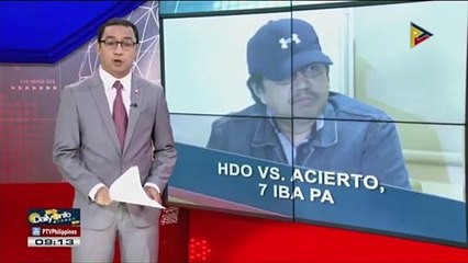 Manila RTC, naglabas ng HDO vs Acierto, 7 iba pa