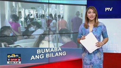 Kaso ng tigdas, bumaba na