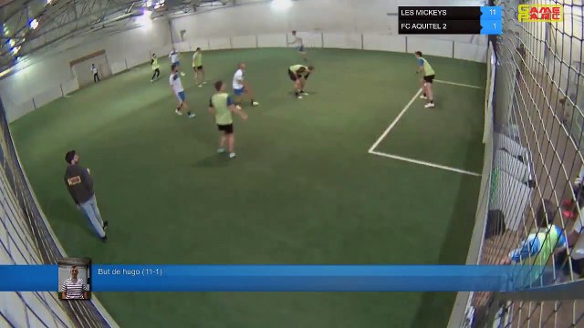 But de hugo (11-1) - LES MICKEYS Vs FC AQUITEL 2 - 29/04/19 19:00 - LIGUE 4 - Poitiers Game Parc