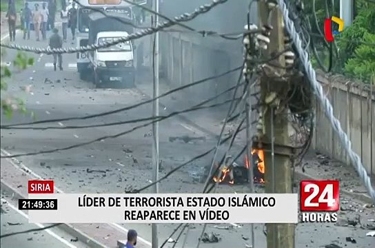 Siria: líder del grupo terrorista Estado Islámico reaparece en video