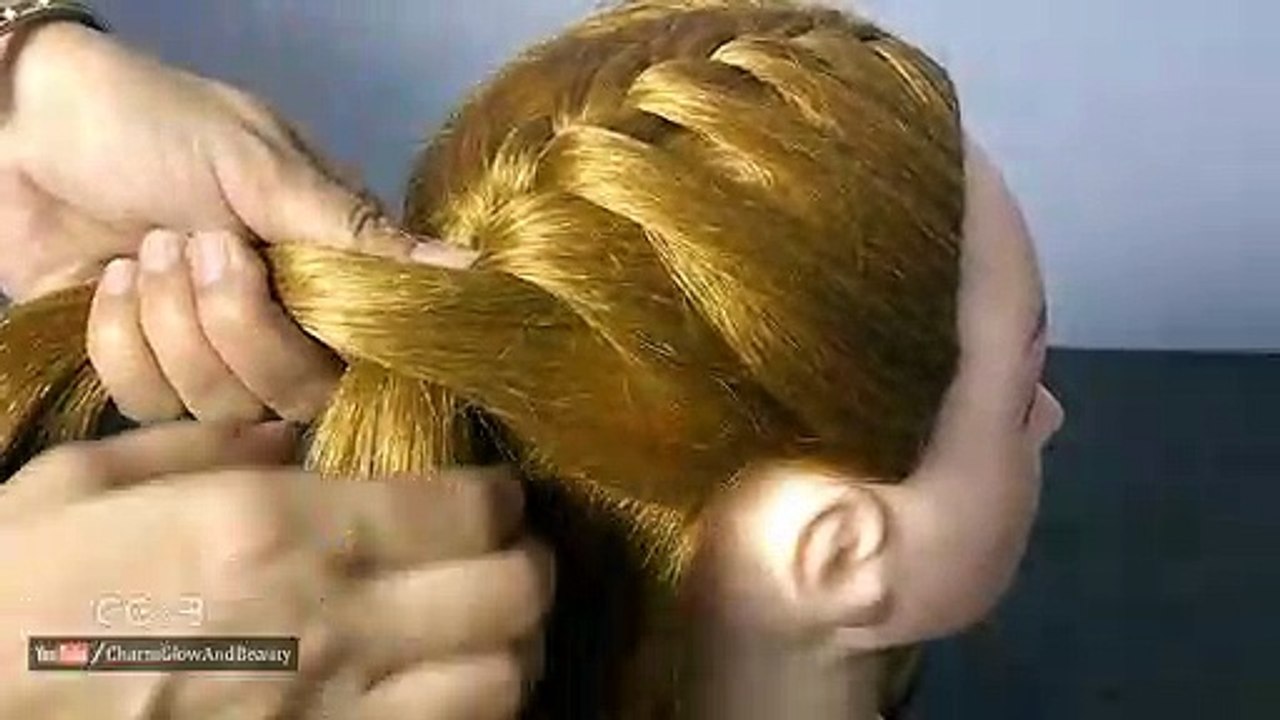 Learn how to french braid your own hair for beginners