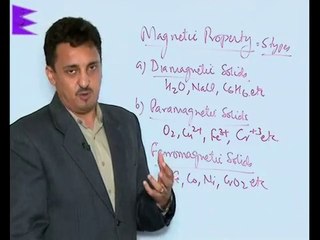 Magnetic Properties of Solids