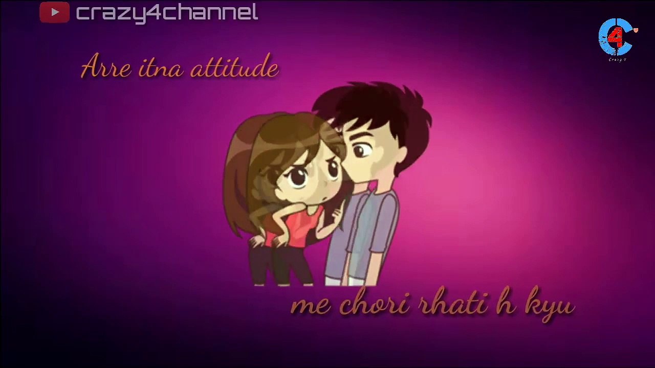 arrey itne attitude me rehti hai kyu chalo maan liya tu cute hai ¦¦ whatsapp status ¦¦