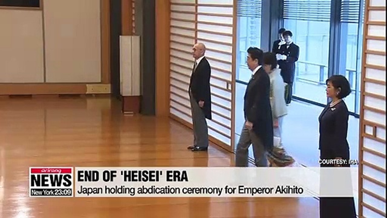 Japan holding abdication ceremony for Emperor Akihito