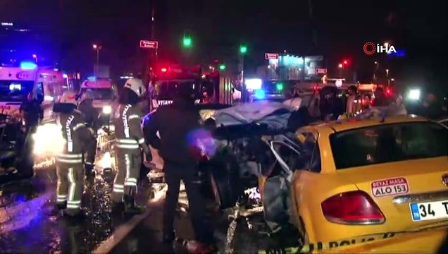 İstanbul’da ölümle sonuçlanan feci kaza kamerada